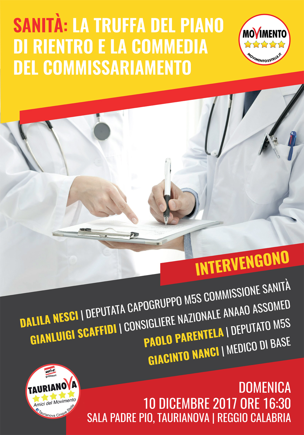 Locandina Sanità Paolo 011217