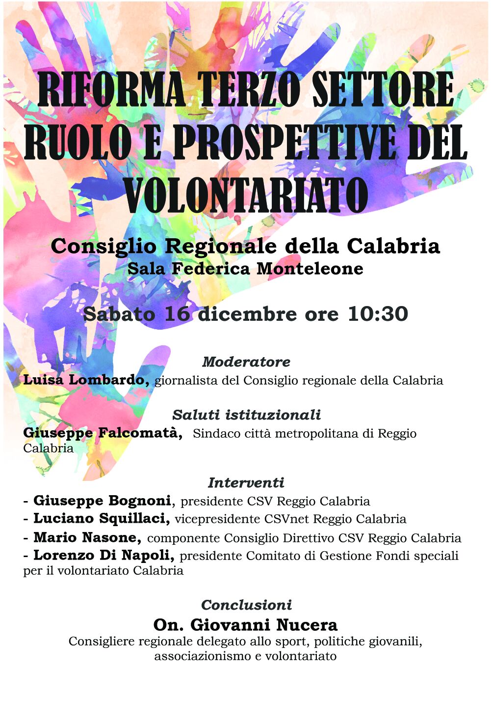 manifesto riforma terzo settore