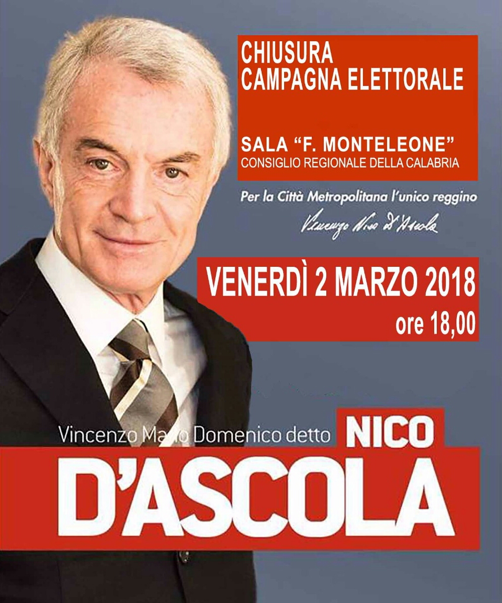 LOCANDINA CHIUSURA CAMPAGNA ELETTORALE